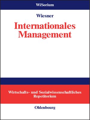 cover image of Internationales Management